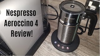 Nespresso Aeroccino 4 Milk Frother Review  Worth upgrading from the Aeroccino 3 [upl. by Alvie]