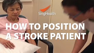 How To Position A Stroke Patient [upl. by Aisatna]