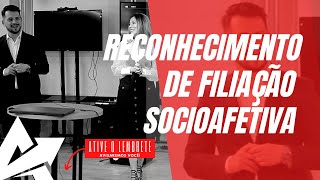 DIREITO DE FAMÍLIA Reconhecimento de filiação socioafetiva [upl. by Aetnahc]