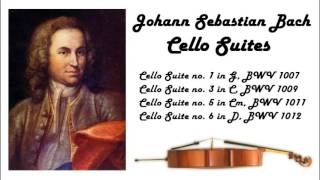 Johann Sebastian Bach  Cello suites in 432 Hz great for reading or studying [upl. by Heringer]