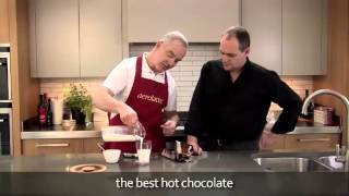 How to make a hot chocolate using an aerolatte milk frother [upl. by Lombardi]