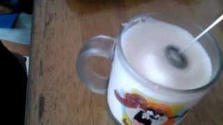 Aerolatte Review Frothing Cold Milk In Under 1 Minute [upl. by Niuq]